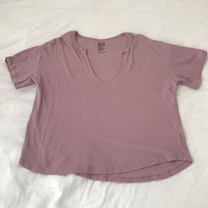 Lilac Notch Tee